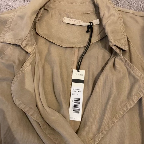 NWT Max Jeans Trench Coat - Picture 10 of 11